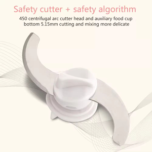 Macchina elettrica per alimenti per bambini in acciaio inox portatile tazza di frutta frullatore robot da cucina - Product Image 5