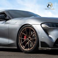 Jantes en alliage forgé satin bronze concave profond légères et performantes 5x112 5x120 5x130 pour BMW M2 F80 F90 E46 M3 Model X
