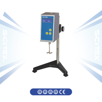 Viskometer Digital SCITEK 4 Jenis Spindle Akurasi ±1% Adaptor Viskometer Ekstrim Rendah Adaptor Sampel Kecil Layar LCD untuk Laboratorium