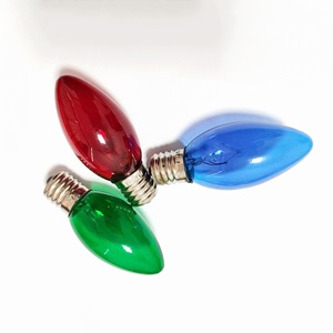 Ampoule Incandescente en Verre Ampoule Transparente Ampoule Colorée C7 E12 <span class=keywords><strong>E14</strong></span> pour Décoration de Fête - Product Image 3
