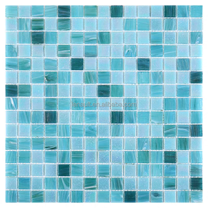 <span class=keywords><strong>Retro</strong></span> mavi cam mozaik fayans banyo mutfak balkon yüzme havuzu lavabo küçük parçacık duvar ve yer karoları - Product Image 3