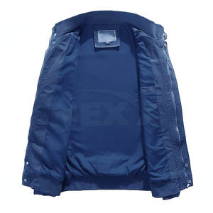 Veste en coton de style rue haute de service OEM à col montant avec motif de lettres Nouvel arrivage de haute qualité Article de vente en ligne - Product Image 2