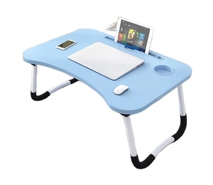 Mesa de estudio portátil Computadora Escritorio plegable Cama para estudio Escritorio portátil plegable - Product Image 1