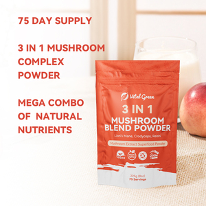 Private Label 10:<span class=keywords><strong>1</strong></span> 20:<span class=keywords><strong>1</strong></span> Leões Juba Cordyceps Cogumelo Mistura Em Pó Natural Cogumelo Maitake Duplo Extrato Em Pó - Product Image 3