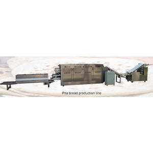 Máquina de pan de pita de alta calidad, máquina para hacer pan árabe, línea de producción de Tortilla Roti Chapati - Product Image 3