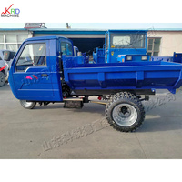 Tricycle à moteur diesel de 1 à 5 tonnes Tricycle domestique Cargo Tricycle à moteur diesel adapté à un usage rural et industriel