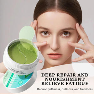 KORMESIC Vente en gros de patchs pour les yeux nourrissants à l'aloe vera, apaisants, réparateurs, hydratants, raffermissants, blanchissants, 80g, 60 pièces, 30 paires - Product Image 1