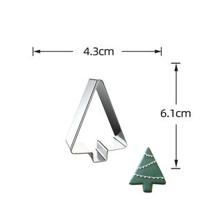 <span class=keywords><strong>Emporte</strong></span>-pièces de Noël 2026 personnalisables pour fabricants, moule à biscuits de Noël, <span class=keywords><strong>emporte</strong></span>-pièces personnalisé en acier inoxydable - Product Image 6