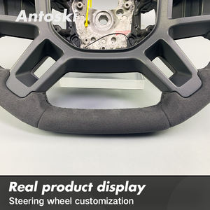 Per Land Rover Defender 90 110 130 per <span class=keywords><strong>interni</strong></span> Smart LED leggero stile sportivo personalizzato in pelle scamosciata nera in fibra di carbonio volante - Product Image 5