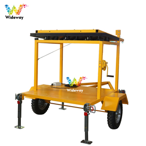 LED papan panah 25 lampu, LED kuning berkedip C100MM DC12V tenaga surya keselamatan lalu lintas LED lipat - Product Image 6