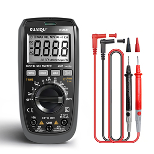Kuaiqu Km61B Smart Multimeter mit Datenhaltefunktion und Max-Funktion, Cat III 600V 10A, professioneller elektrischer <span class=keywords><strong>Tester</strong></span> zur Fehlerbehebung in Stromkreisen - Product Image 1
