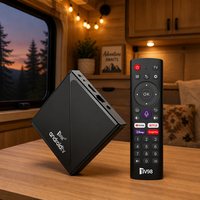 TV98 ATV MAX IPTV STB Set-Top Box WIFI de Doble Banda 8K Android 12 Reproductor de Streaming OTT Integrado