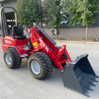 China HUAYA Fabrik Automatischer H180 Hochwertiger Kleiner Radlader mit EPA/Euro5/Anbaugeräten