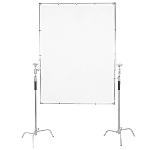 Dédié à la photographie Grand panneau d'écran à lumière douce en acier inoxydable avec écran réfléchissant papillon Caractéristique de levage mobile - Product Image 2