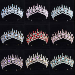 LUOXIN özelleştirilmiş gelin saç aksesuarları altın kaplama kadın düğün Tiara - Product Image 2