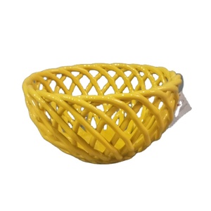 Ceramica Tessuto Cesto di <span class=keywords><strong>Pane</strong></span>/Lattice <span class=keywords><strong>ciotola</strong></span>/Intrecciato Tessuto Bow - Product Image 1