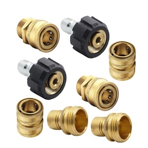 Mesin Cuci Tekanan Tinggi Adaptor Set Cepat Putuskan Kit M22 Putar untuk <span class=keywords><strong>3</strong></span>/8Inch/<span class=keywords><strong>3</strong></span>/4Inch Rilis Set Nozzle - Product Image 1