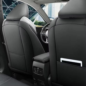 Gran Oferta 360 °   Fundas de Asiento de Coche de Cuero Originales Hechas a Medida, Compatibles con Airbag, Protección Completa para <span class=keywords><strong>Toyota</strong></span> Bz4x - Product Image 5