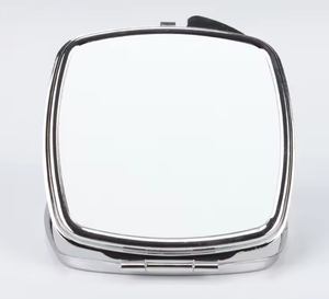 Wholesale Sublimation Blank Compact Cosmetic Make up Pocket <b>Mirror</b> for Custom Logo Printing - Product Image 3