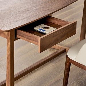Bureau d'ordinateur en bois de style scandinave moderne, bureau de haute qualité, pour maison d'étude - Product Image 4