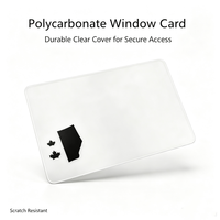 Tarjeta de Membresía Personalizada de PVC Policarbonato Tamaño CR80, Impermeable, con Impresión Digital y Laminado, en Caja