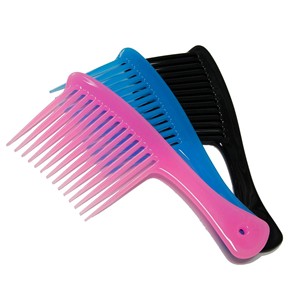 Peigne démêlant pour cheveux mouillés, outils de soin pour cheveux épais et bouclés - Conception à dents larges écologique, vente en gros - Product Image 1