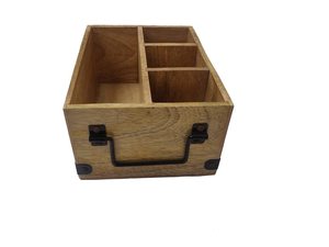 Portaposate in legno marrone - Product Image 2