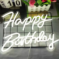 Enseignes néon personnalisées, lumières LED RGB néon à intensité variable pour la décoration murale, chambre, mariage, anniversaire, bar, logo d'entreprise, nom