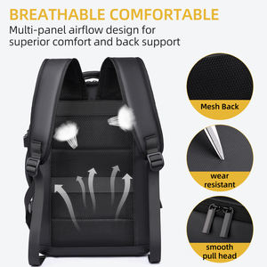 กระเป๋าใส่แล็ปท็อปแบบขยายได้ขนาด 16 นิ้ว สำหรับธุรกิจ ทนทาน กันน้ำ ทำจากผ้า Oxford พร้อมช่อง USB สำหรับพกพาไปโรงเรียนหรือเดินทาง - Product Image 3