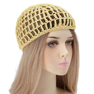Usine femmes maille filet à cheveux Crochet casquette Snood dormir nuit couverture <span class=keywords><strong>Turban</strong></span> chapeau Net populaire <span class=keywords><strong>pas</strong></span> <span class=keywords><strong>cher</strong></span> <span class=keywords><strong>chimio</strong></span> chapeaux noir filet à cheveux - Product Image 1