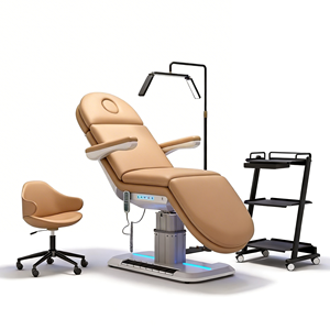 Poltrona Elettrica Moderna di Lusso per Estetista, Sedia per Cosmetologia, Lettino Cosmetico di Lusso, Lettino per Trattamenti Viso, Lettino per Trattamenti di Bellezza - Product Image 4