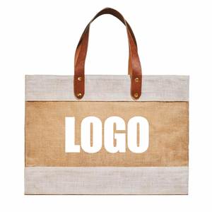 ถุงผ้าป่านปอกระเจาชายหาดผ้าป่านปอกระเจาใช้ซ้ำได้ - Product Image 1