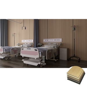 Hojas de pared WPC de efecto de madera de caoba respetuosas con el medio ambiente resistentes a las manchas <span class=keywords><strong>para</strong></span> salas de hospitales y pasillos - Product Image 6