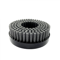 Disque abrasif industriel et de bricolage, brosse de débavurage et de polissage pour perceuse électrique avec poignée métallique, personnalisable OEM