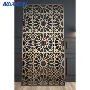 Os painéis de alumínio cinzelados decorativos de Mashrabiya com telas exteriores do metal do corte do laser para o hotel que constrói a cortina paredes - Product Image 5