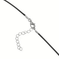 YBcustom OEM Collier d'anniversaire pour couples, plaqué argent, avec pendentifs magnétiques simples en forme de cœur à faire un vœu, à assembler