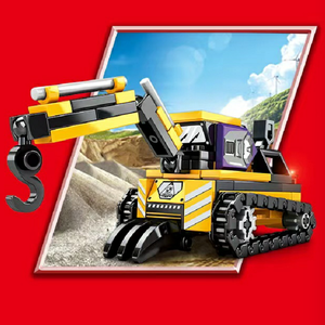 ABS Building Block <span class=keywords><strong>Doomsday</strong></span> Rescue (6-en-1) Défenseur lourd blindé-Jouet de bricolage Transport à l'échelle 1:72 - Product Image 1