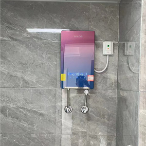 Calentador de agua eléctrico inteligente para apartamentos y hoteles, máquina de baño de ducha doméstica de calentamiento rápido, calentador de agua caliente instantáneo - Product Image 2