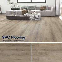 Luxuriöse Moderne Starre Wasserdichte Rutschfeste SPC-Bodenfliesen 4mm-8mm Hochwertige Kunststoff-Vinylböden für Küche & Hotel