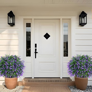 LUYI Palla di Lavanda Artificiale Anti-UV con Picchetto, Pianta Sempreverde per Decorazione Esterna di Portico e <span class=keywords><strong>Giardino</strong></span> - Product Image 4