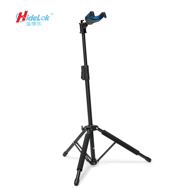 Gravity Self-locking Guitar Stand Adjustable Height Scratch-Resistant Portable Floor Stand