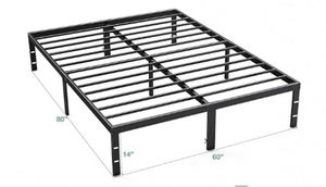 Warehouse Iron Durable Living Room Hotel Metal <b>Platform</b> Adjustable Customizable Modern Bedroom Furniture <b>Bed</b> <b>Frame</b> King Size - Product Image 4