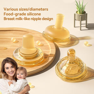 Tettarella in Silicone per Neonati con Design Simil-Latte Materno, Senza BPA, Flusso Medio, Sconto - Product Image 1
