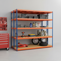 Étagères industrielles robustes à 4 niveaux sans boulons pour garage, atelier, entrepôt