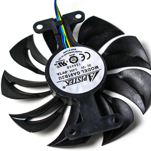 Ventilateur de refroidissement de carte graphique PWM 12V 0.35A 4 broches GA91B2U silencieux en plastique pour AMD RX470 RX580 – Remplacement pour carte graphique - Product Image 6