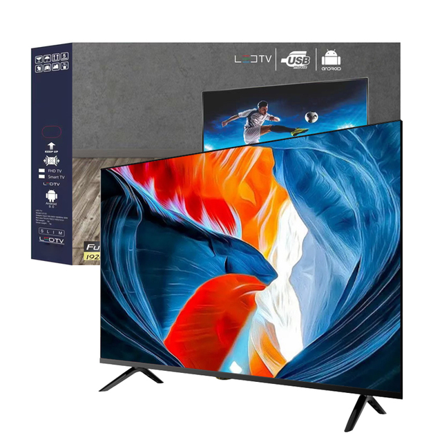 75 Inch Smart TV 4K Ultra HD LED Curved Big Screen WiFi Android Bathroom TV