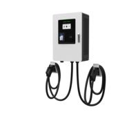 Connecteurs de charge double 40kW 60kW 80kW GBT CCS2 Wallbox DC EV Charger Station de charge compacte commerciale avec OCPP