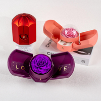 Großhandel Kreative Maßgefertigte Ewige Blumen-Rosen-Schmuckbox Geburtstagsgeschenk Valentinstagsgeschenk für Freundin