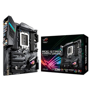 AsusROG Strix X399-E Gaming STR4 X399 6Gb/s <b>USB</b> 3.1 Extended EATX Workstation Motherboard - Product Image 1