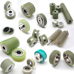 Roulements à rouleaux revêtus de caoutchouc Roues de convoyage Roues universelles Composants revêtus de polyuréthane Caoutchouc - Product Image 6